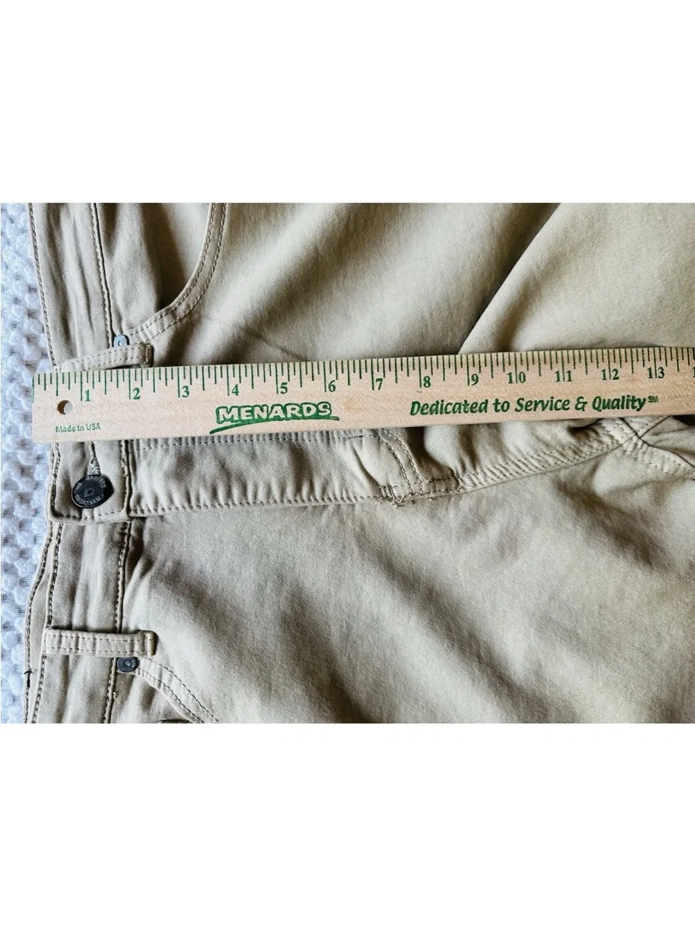Articles OF Society Men’s 34x30 Baggy Fit Denim British Khaki Jeans